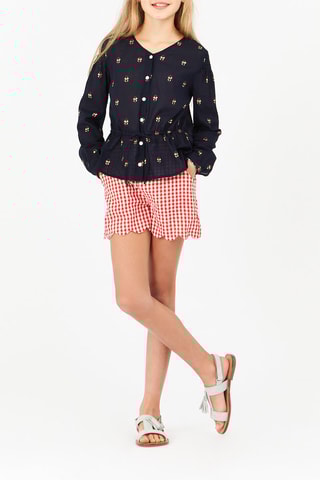 Short - Rouge et blanc