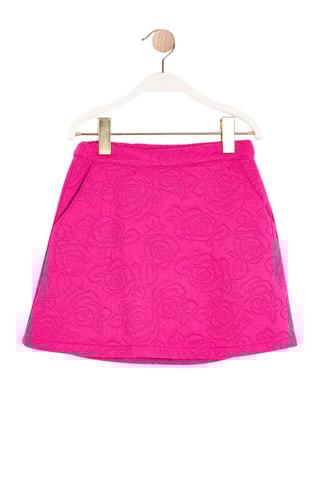 Jupe fleurie Jumpy - Fuchsia