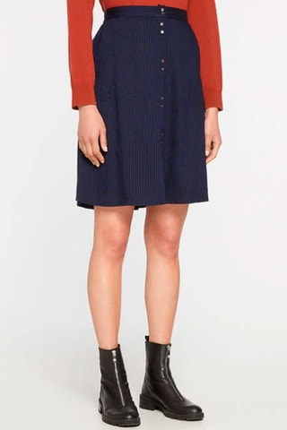 Jupe rayée - Indigo