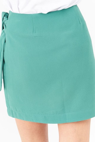 Jupe portefeuille - Turquoise