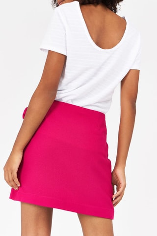 Jupe portefeuille - Fuchsia