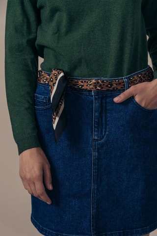 Jupe droite en jean Jedim - Bleu