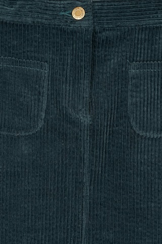 Jupe en velours Jovy - Bleu canard