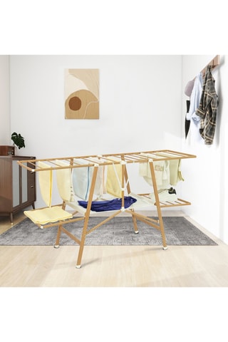 Séchoir à linge pliable Nairobi - Marron