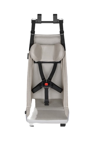 Asiento de bebé para bicicleta 2 en 1 - Gris - De 6 a 72 meses  