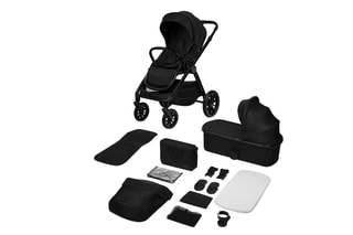 Silla de paseo multiusos 2 en 1 Layla - Negro - de 6 meses a 4 años