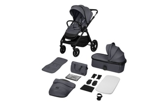 Silla de paseo multiusos 2 en 1 Layla - Gris - de 6 meses a 4 años