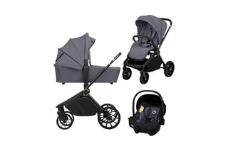 Silla de paseo multiusos 3 en 1 Mika Plus - Gris - De recién nacido a 4 años