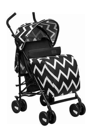 Silla de paseo Elia - Negro y blanco