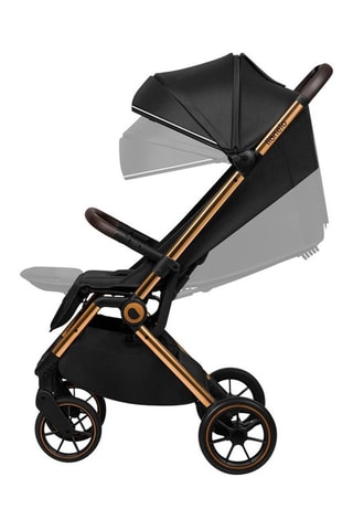 Silla de paseo Cloe - Negro y dorado