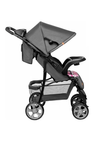 Silla de paseo Emma Plus - Gris y rosa