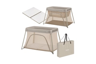 Cuna de bebé Alice - Beige - De recién nacido a 36 meses - Hasta 15 kg