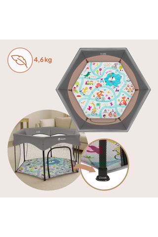 Parque plegable - 134 x 74 x 67 cm - Desde 6 mes