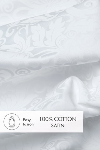 Fronha de travesseiro Fleur enchantée - Branco