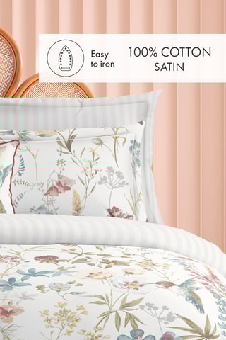 Funda de almohada Dobby stripe woven - Blanco