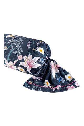 Federa cuscino alla francese Jardin rêveur - Blu scuro