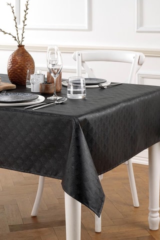Mantel rectangular Delta - Negro