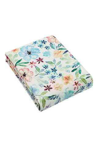 Mantel rectangular antimanchas Bouquet fleuri - Multicolor - 140 x 250 cm