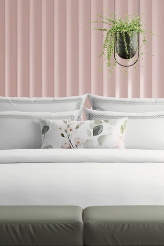 2 fundas de almohada Eclat de perle - Blanco