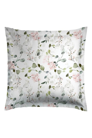 2 fronhas Eclat d'eucalyptus - Branco e verde