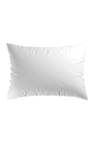 2 fundas de almohada de satén de algodón 80 hilos/cm² Uni - Blanco