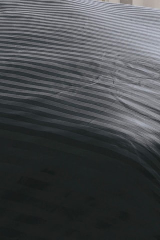 Parure copripiumino in raso di cotone 80 fili/cm² - Nero 