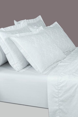 Conjunto de edredão Fleur enchantée - Branco