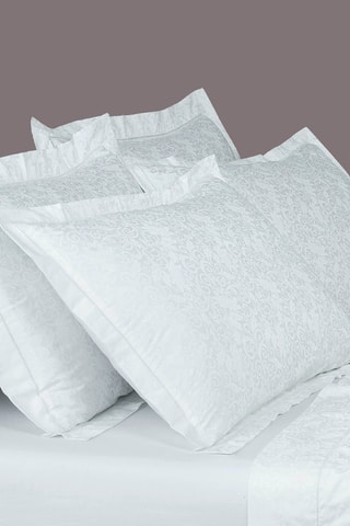 Conjunto de edredão Fleur enchantée - Branco