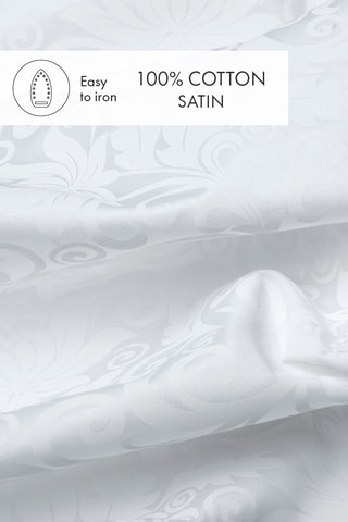 Conjunto de edredão Fleur enchantée - Branco