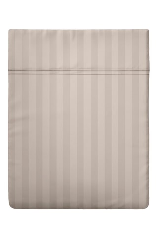 Lenzuolo sopra Dobby stripe woven - Taupe