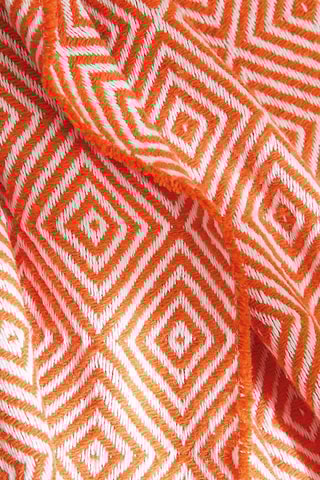 Plaid in tessuto Venise - Arancione - 130 x 180 cm