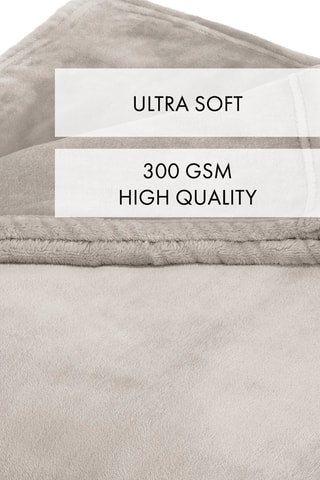 Plaid in pile - Grigio chiaro - 180 x 220 cm