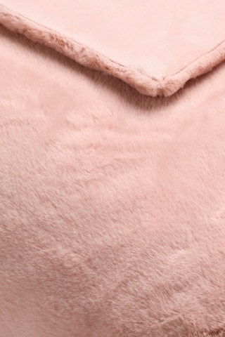 Plaid effetto pelliccia - Rosa chiaro