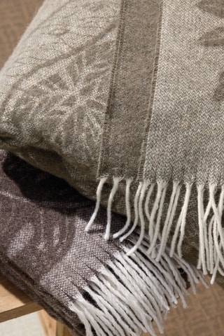 Plaid Ariel - Taupe - 130 x 180 cm