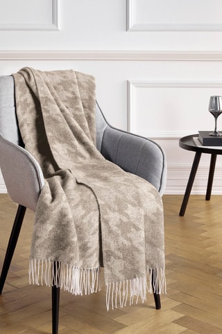 Plaid in lana e cashmere Clémence - Taupe - 130 x 180 cm