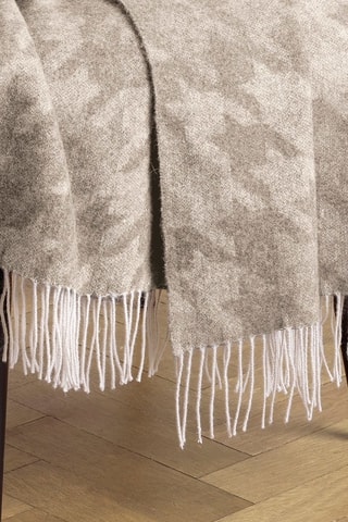 Plaid in lana e cashmere Clémence - Taupe - 130 x 180 cm