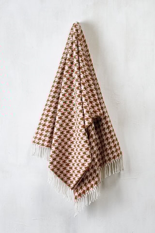 Plaid Pied-de-Poule - Marrone - 130 x 170 cm