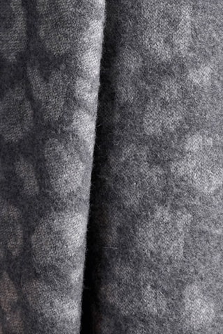 Plaid in lana e cashmere Charlotte - Grigio - 130 x 180 cm