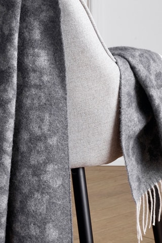 Plaid in lana e cashmere Charlotte - Grigio - 130 x 180 cm