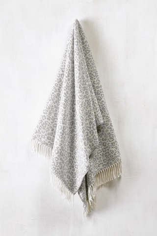 Plaid Leopard - Grigio chiaro - 130 x 170 cm