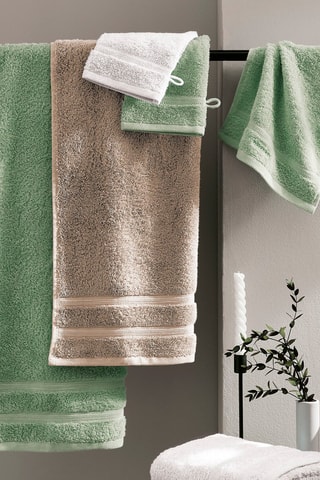 4 asciugamani - Verde chiaro