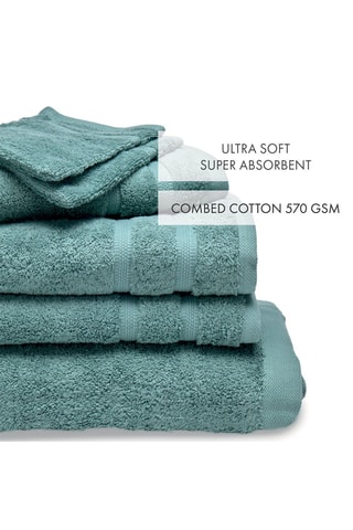 Set bagno Vague - Verde bottiglia