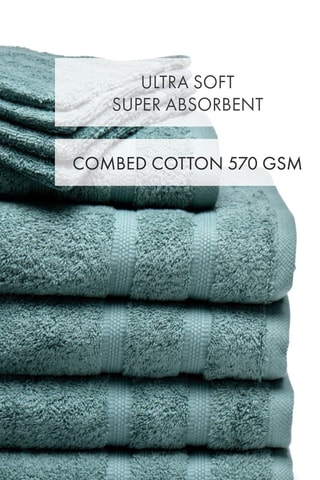 Set bagno Vague - Verde bottiglia