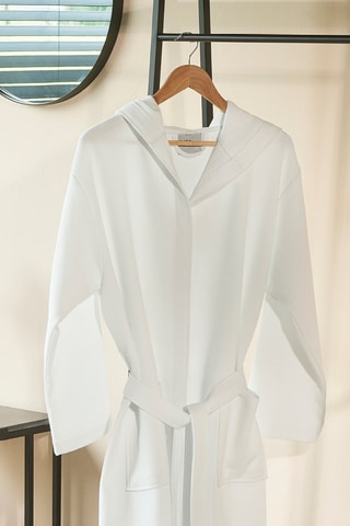 Accappatoio con cappuccio - Bianco