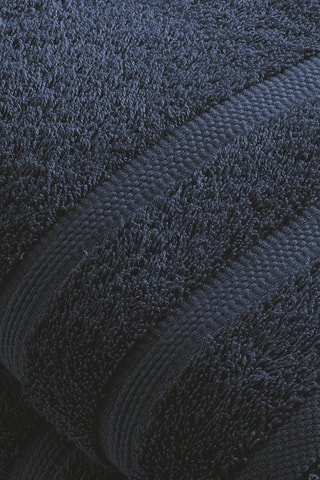 2 Teli Doccia - Blu scuro - 70 x 140 cm