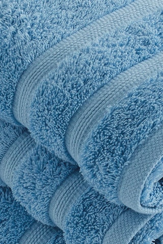 4 asciugamani - Azzurro