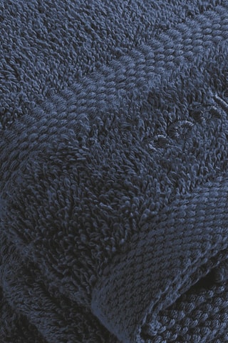 4 Asciugamani Ospite - Blu scuro - 30 x 30 cm