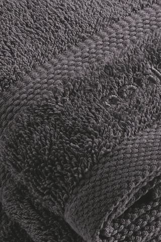 4 Asciugamani Ospite - Grigio scuro - 30 x 30 cm