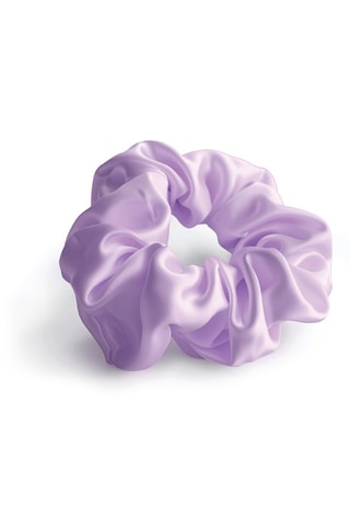 3 scrunchie in seta - Viola