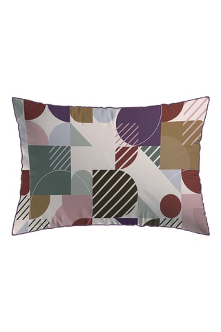 2 fronhas reversíveis em cetim de algodão 80 fios/cm² - Branco - 50 x 70 cm